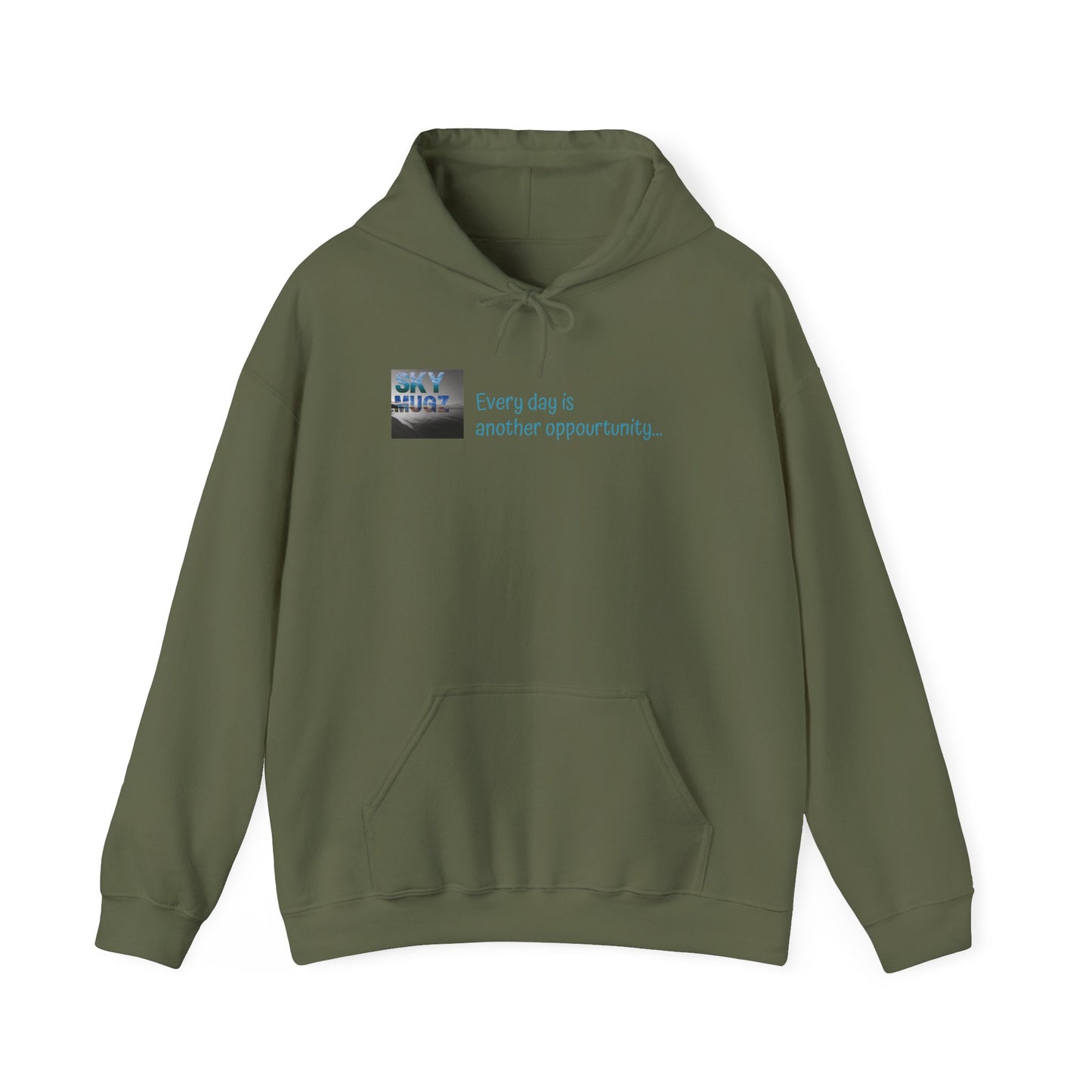 Painterly Sunset Over Water Graphic Hoodie