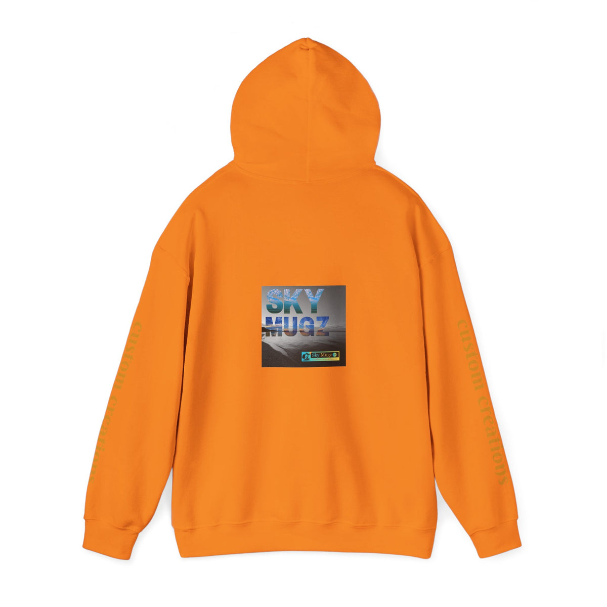 Blue Water Globe Droplet Graphic Hoodie