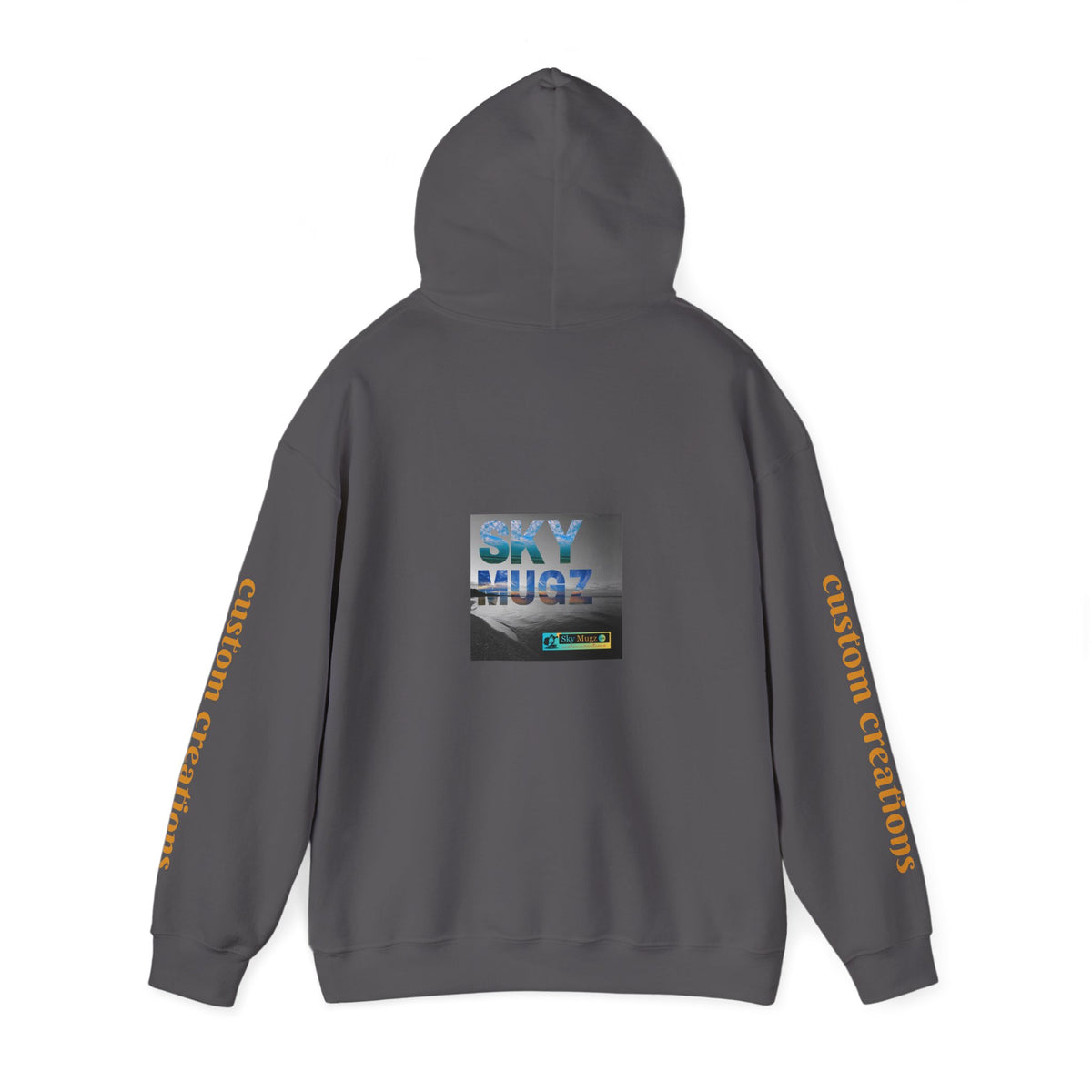 Blue Water Globe Droplet Graphic Hoodie