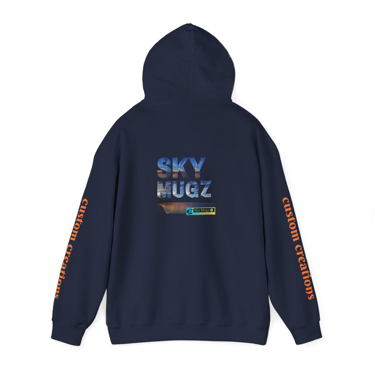 Cool Teal Deep Sea Graphic Hoodie