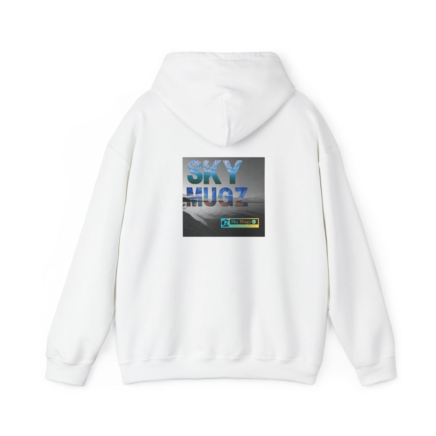 Blue Water Globe Droplet Graphic Hoodie