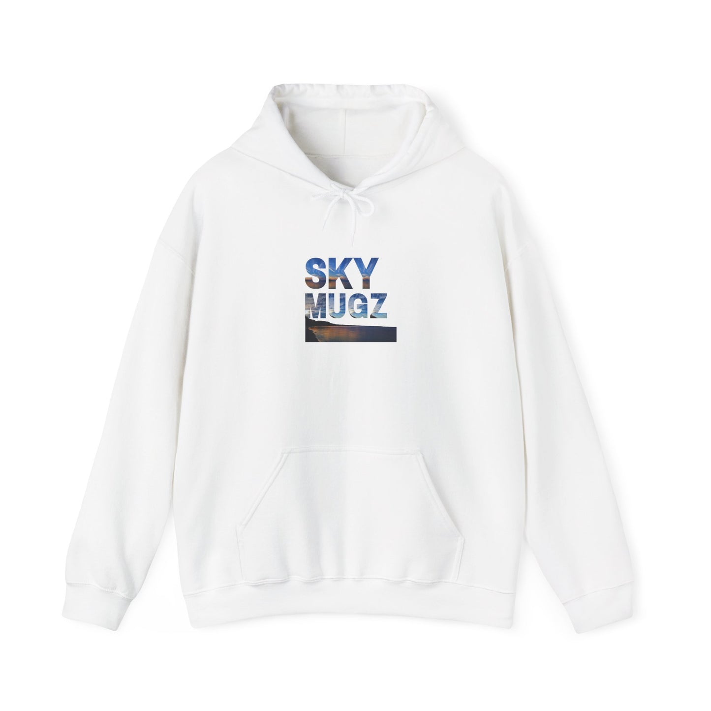 Scenic Lake swirling evening clouds graphic hoodie - unisex pullover - Sky Mugz