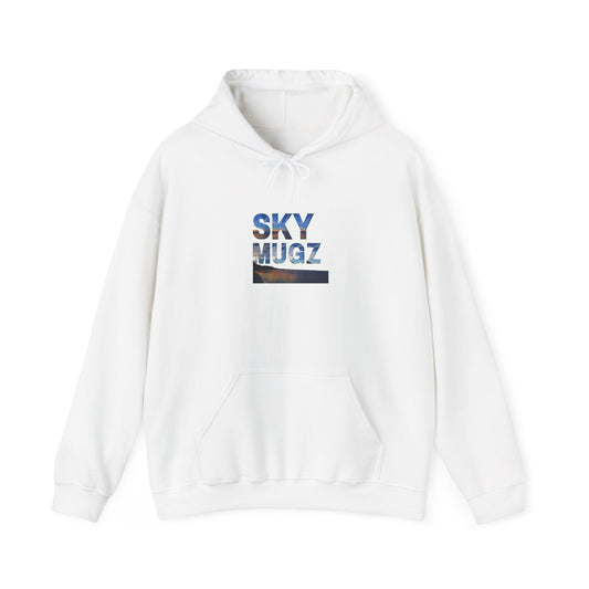 Scenic Lake swirling evening clouds graphic hoodie - unisex pullover - Sky Mugz