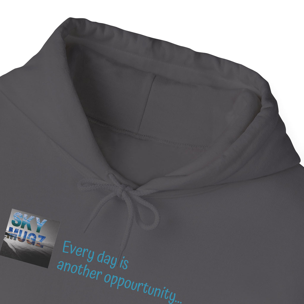 Painterly Sunset Over Water Graphic Hoodie