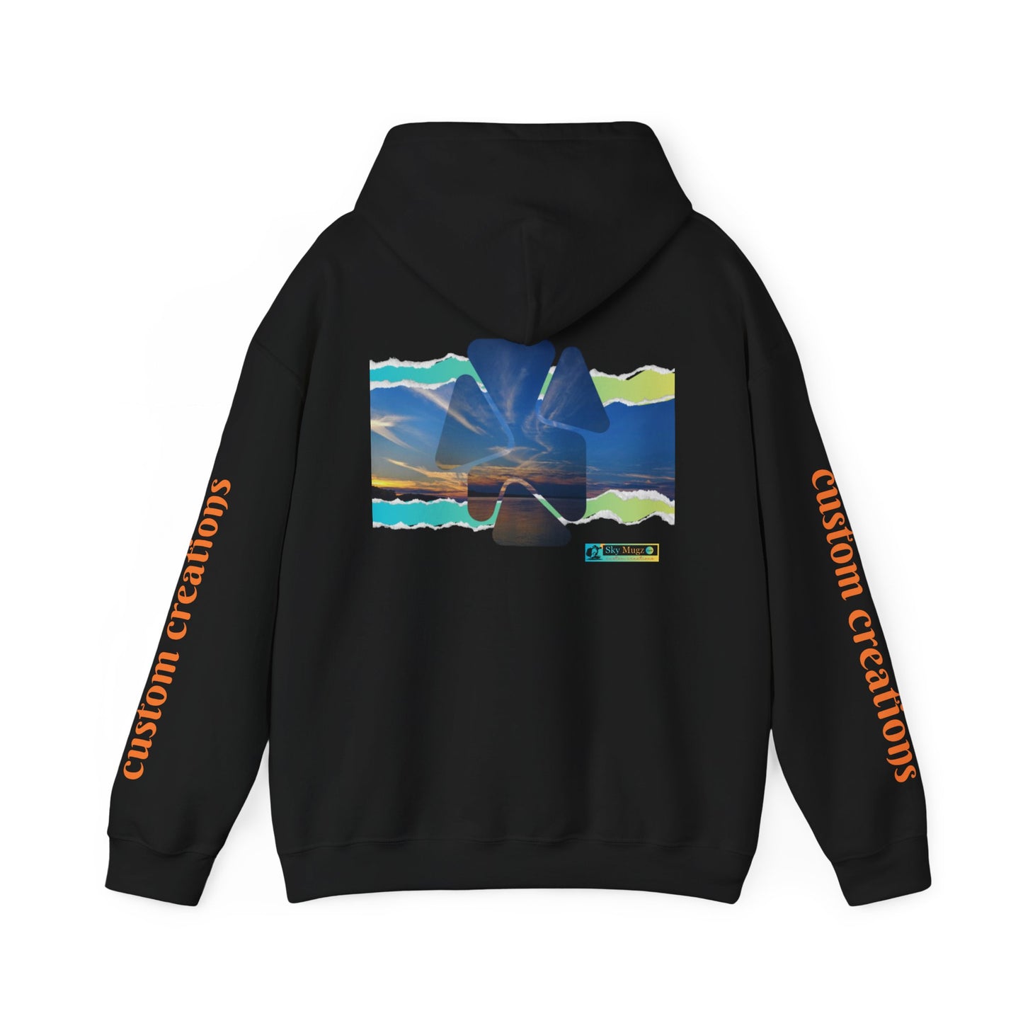 Aztec Pyramid Sunset Hoodie — Retro Pyramid Aztec Sunset Design