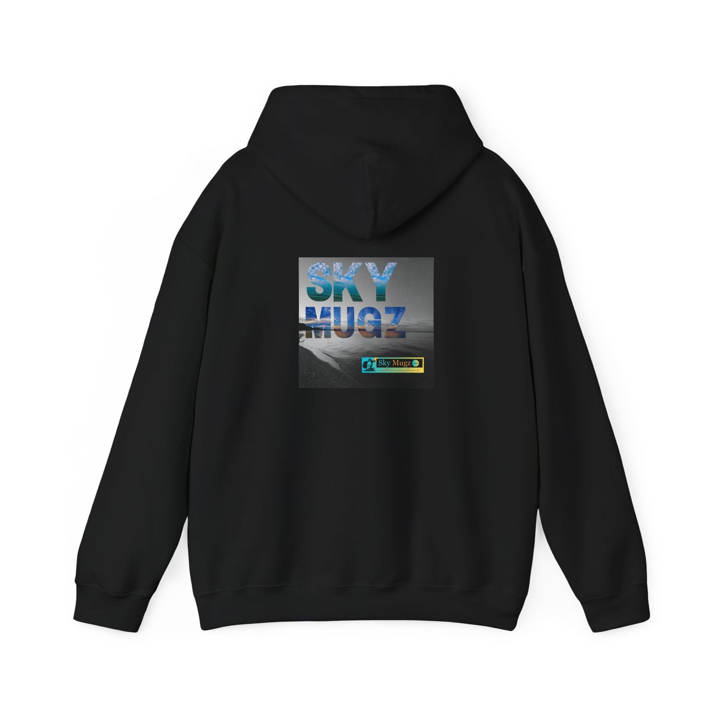 Blue Water Globe Droplet Graphic Hoodie