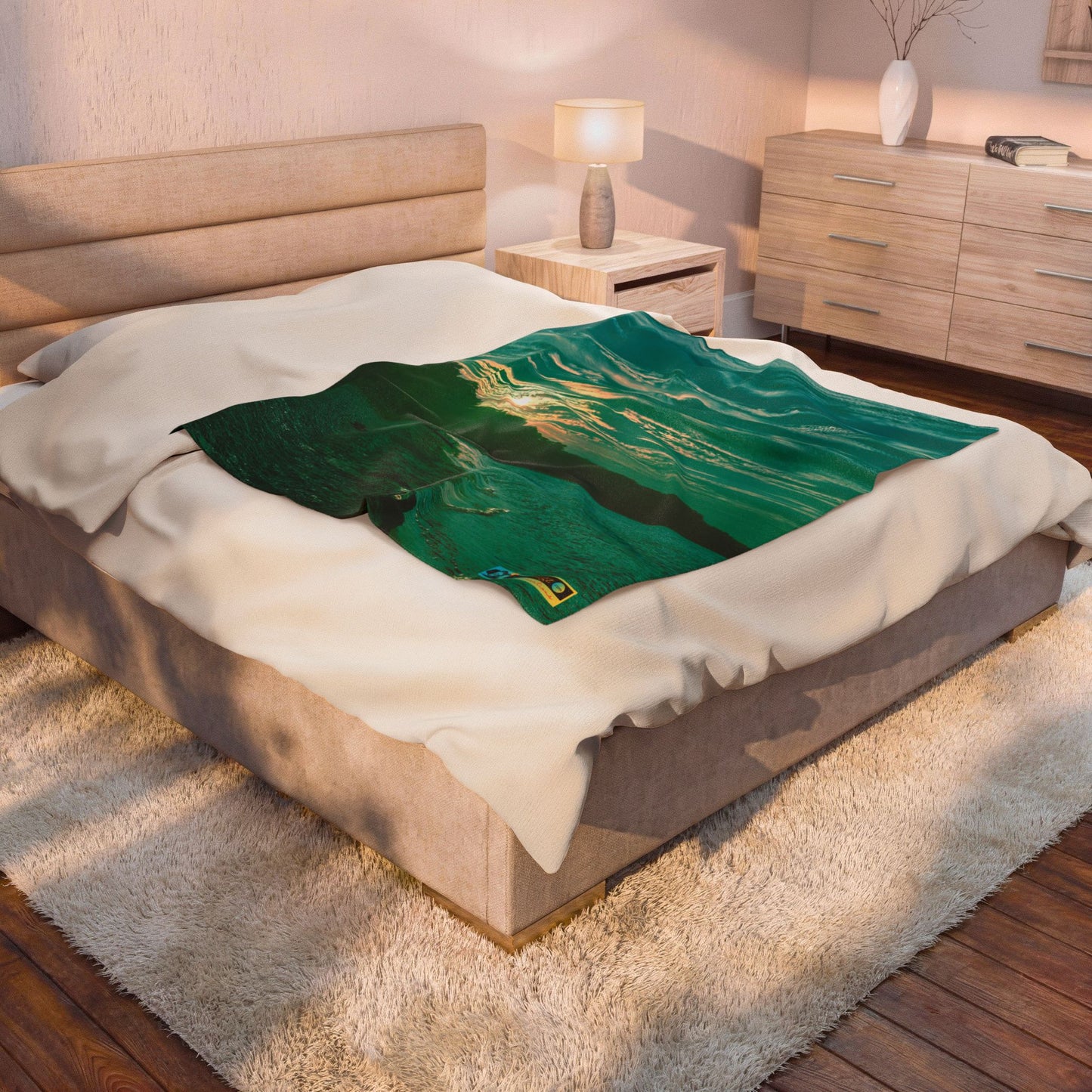 Painted Stark Harmony, Velveteen Plush Blanket