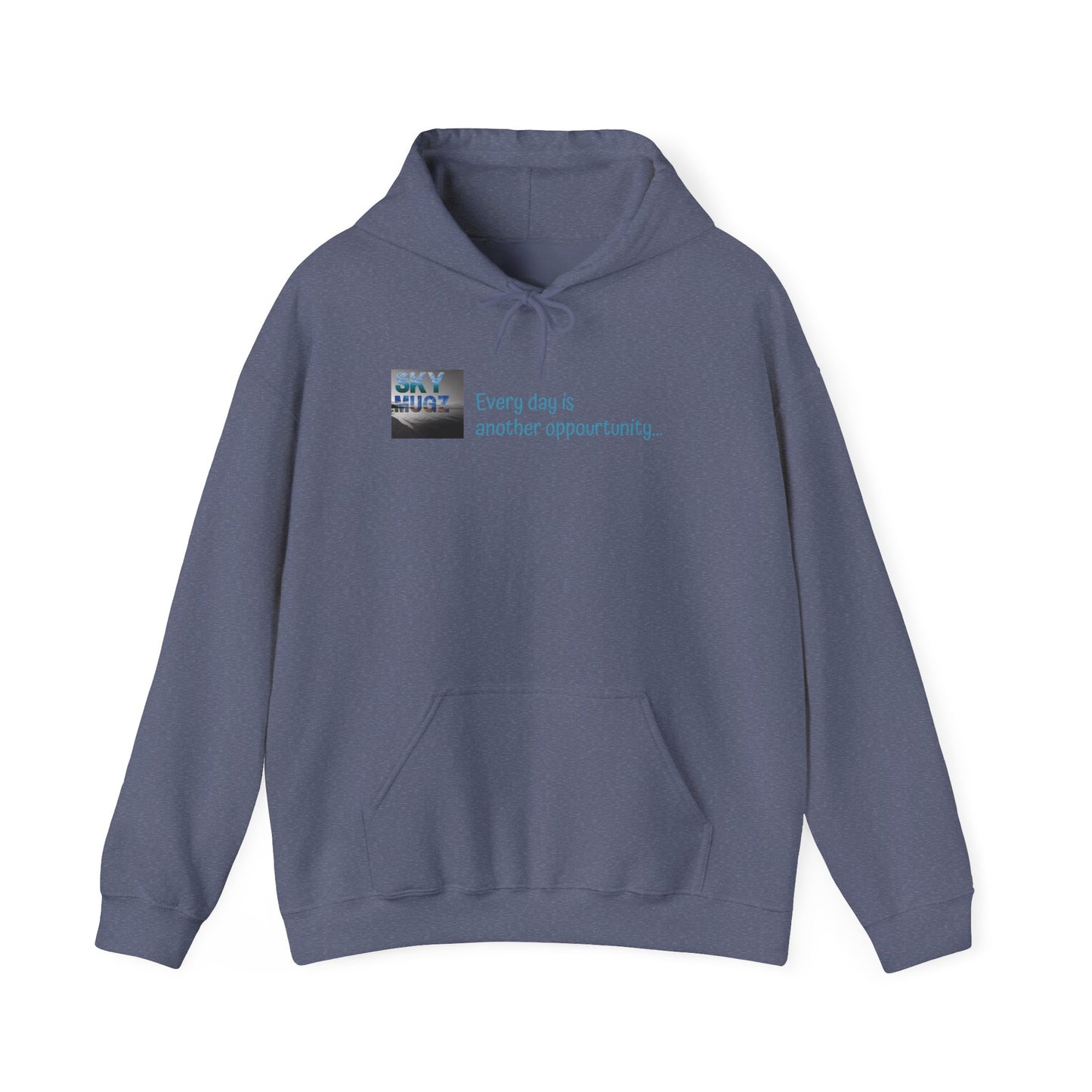 Painterly Sunset Over Water Graphic Hoodie