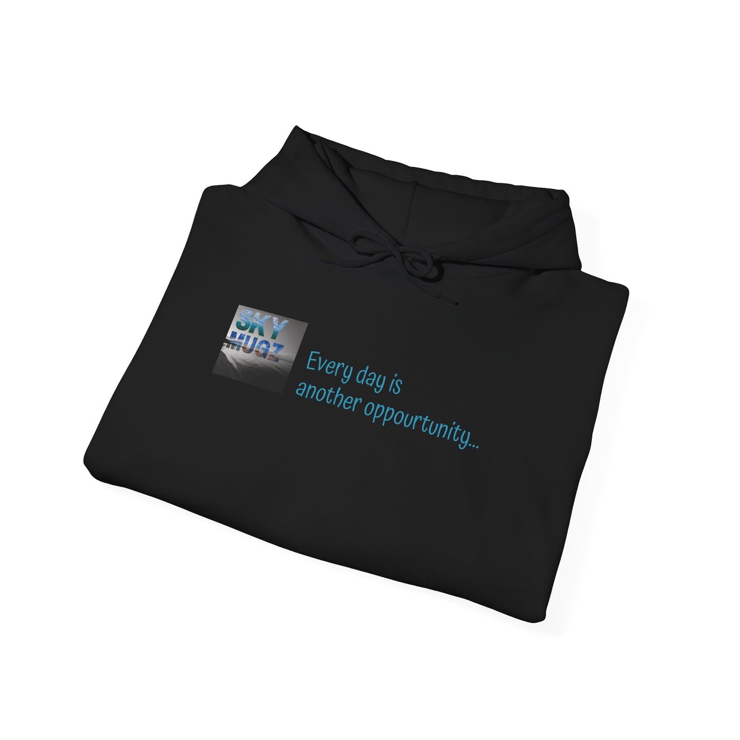 Sunset Cross Hoodie – 'Every day is another opportunity' Inspirational Graphic Hoodie