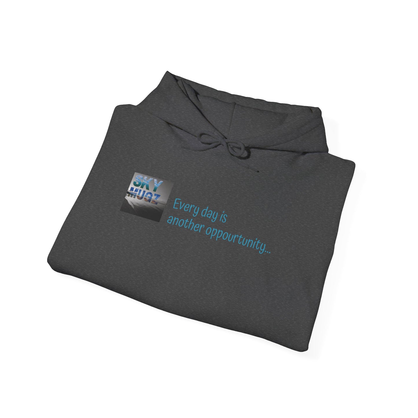 Sunset Cross Hoodie – 'Every day is another opportunity' Inspirational Graphic Hoodie