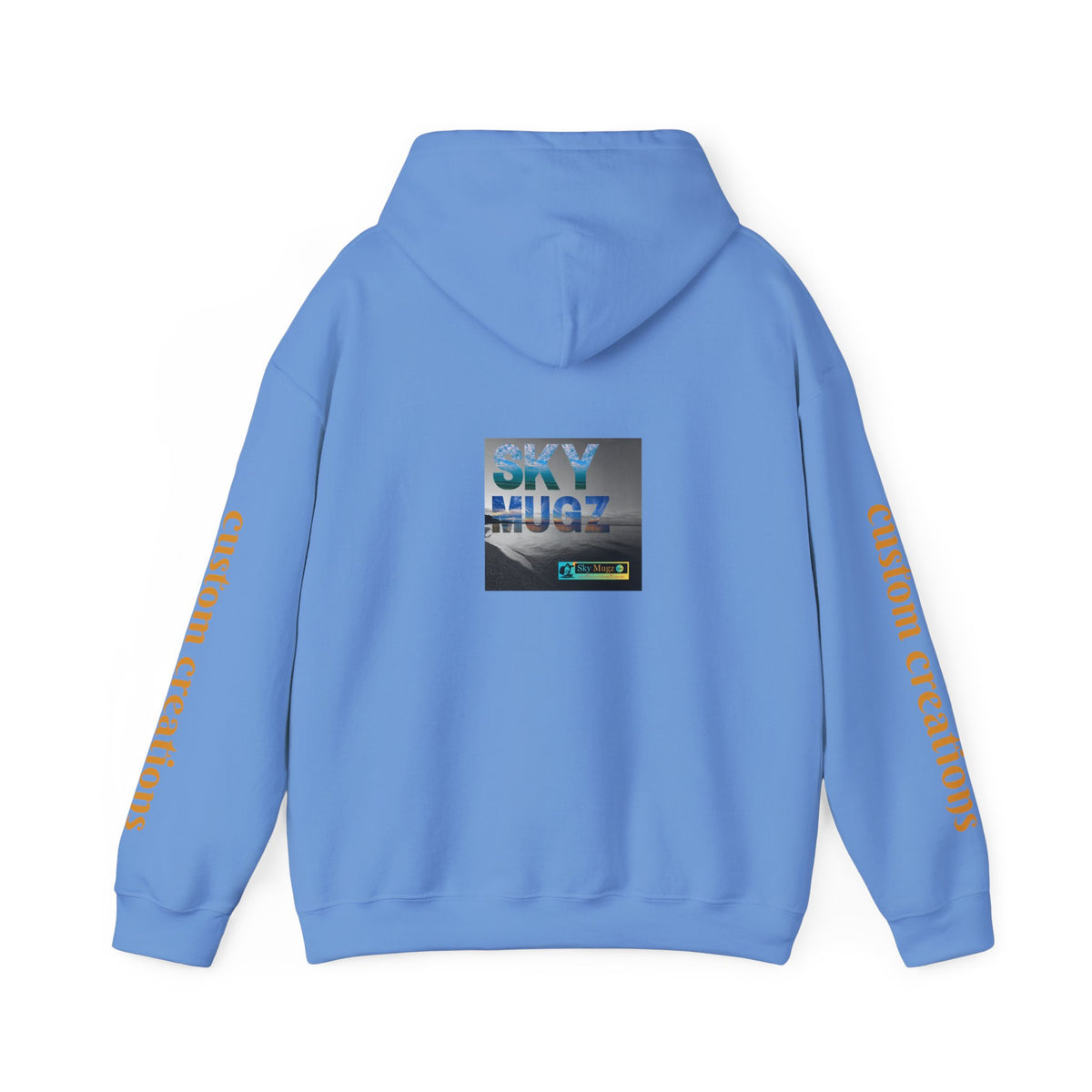 Blue Water Globe Droplet Graphic Hoodie