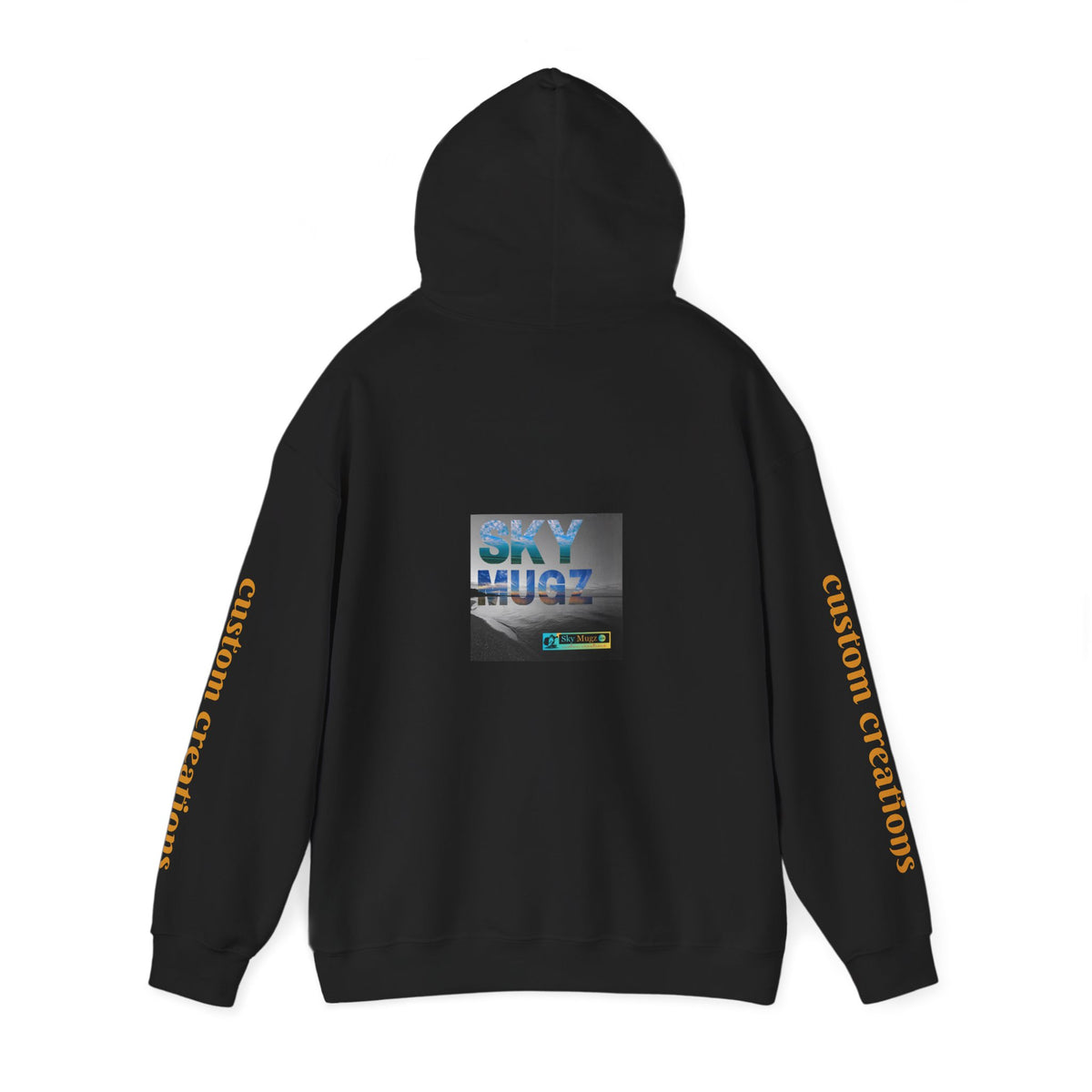 Blue Water Globe Droplet Graphic Hoodie