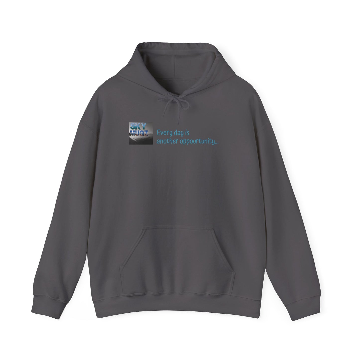 Painterly Sunset Over Water Graphic Hoodie