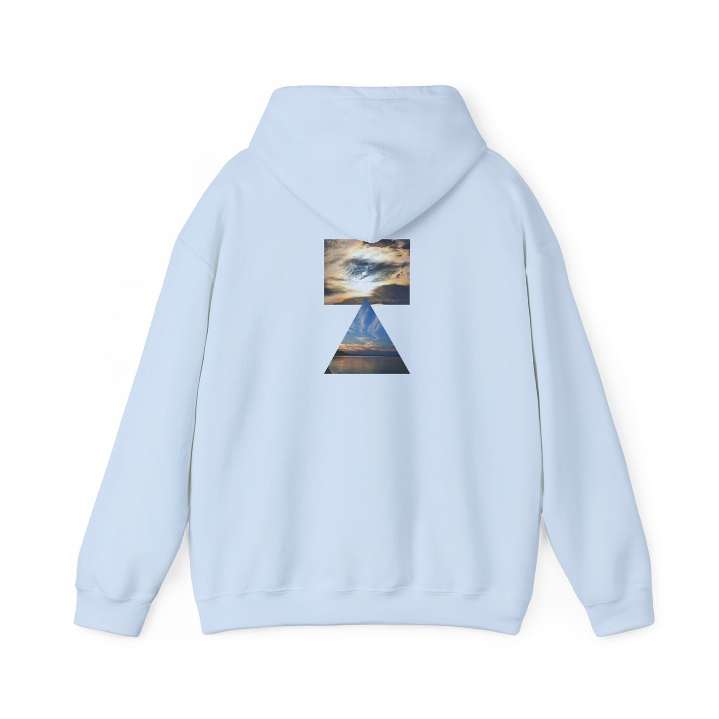 Sunset Horizon Block Letter Graphic Hoodie