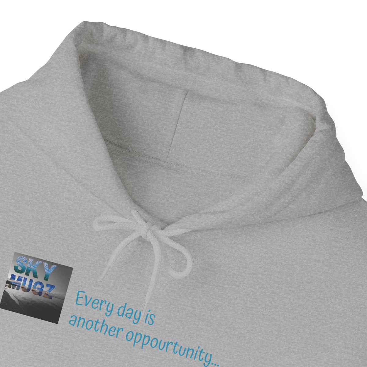 Painterly Sunset Over Water Graphic Hoodie