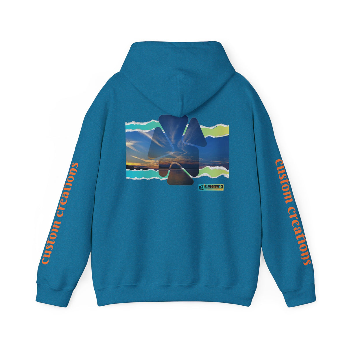 Retro Aztec Pyramid Graphic Hoodie