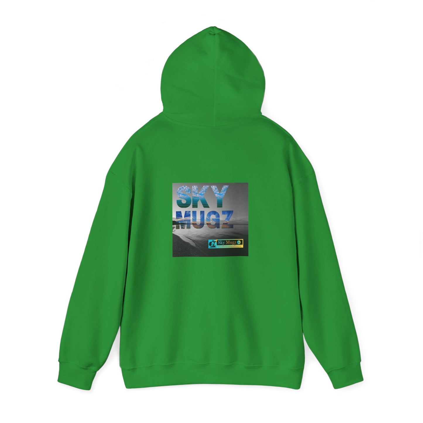 Blue Water Globe Droplet Graphic Hoodie