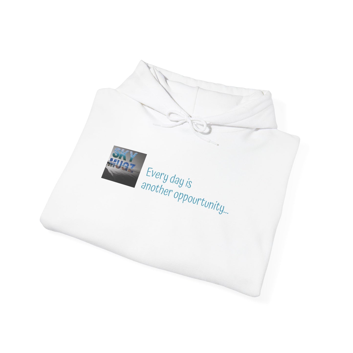 Sunset Cross Hoodie – 'Every day is another opportunity' Inspirational Graphic Hoodie
