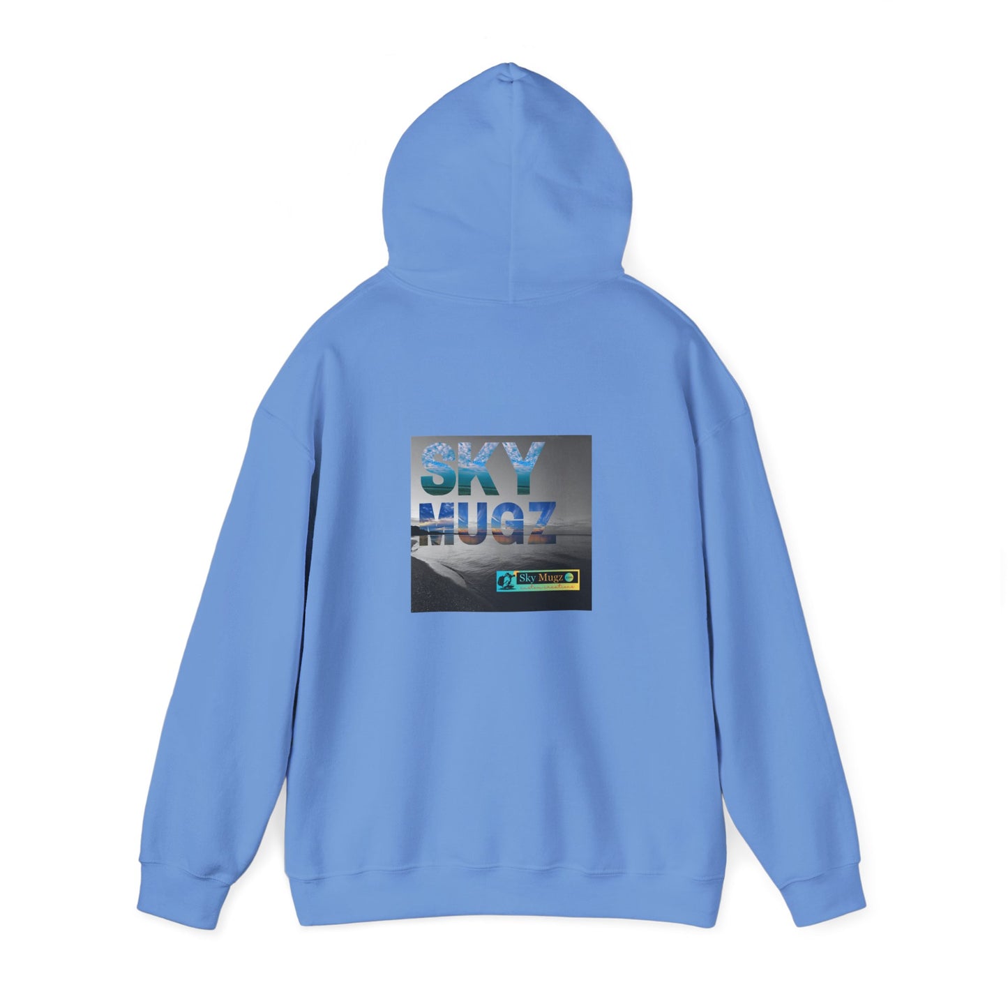 Blue Water Globe Droplet Graphic Hoodie