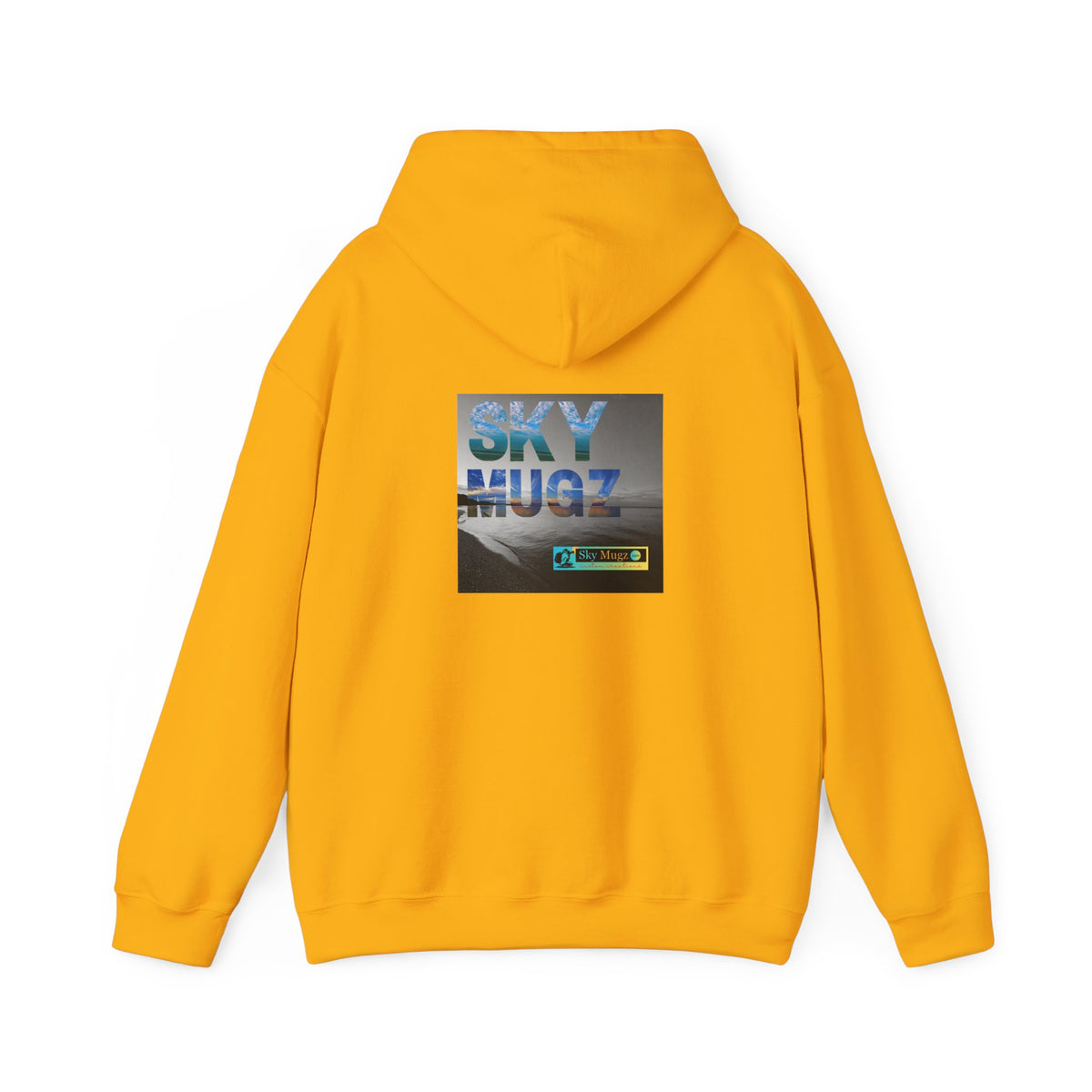 Blue Water Globe Droplet Graphic Hoodie