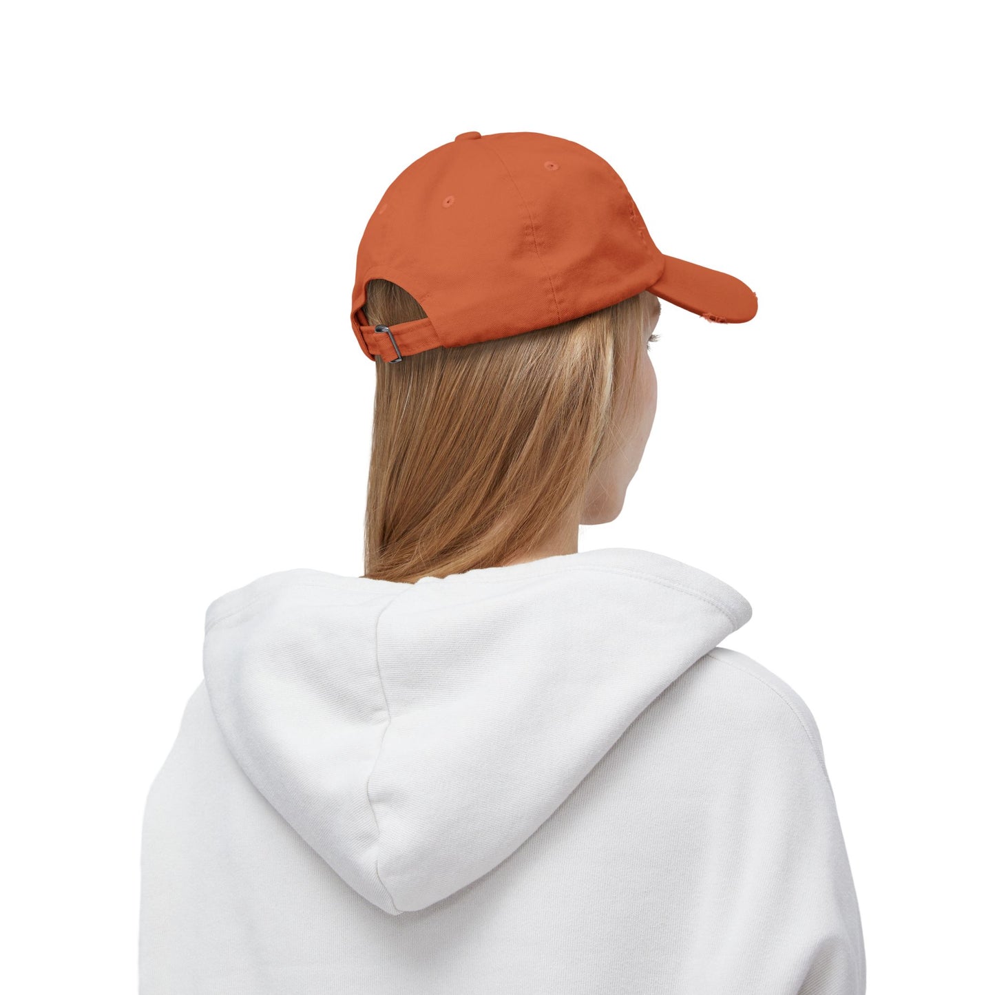 Distressed Sunset Cap — Vintage Solomons Chesapeake Panorama Dad Hat
