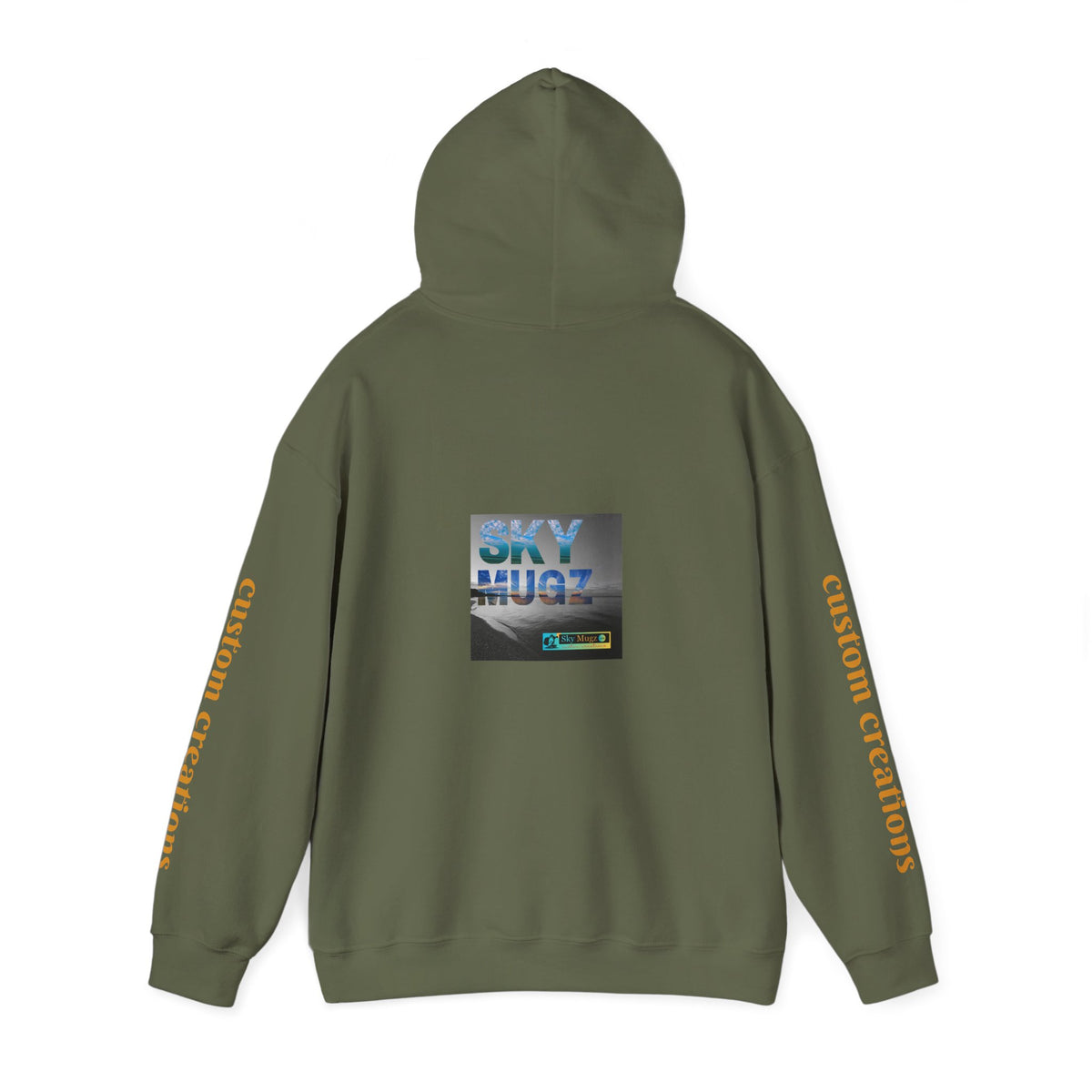 Blue Water Globe Droplet Graphic Hoodie
