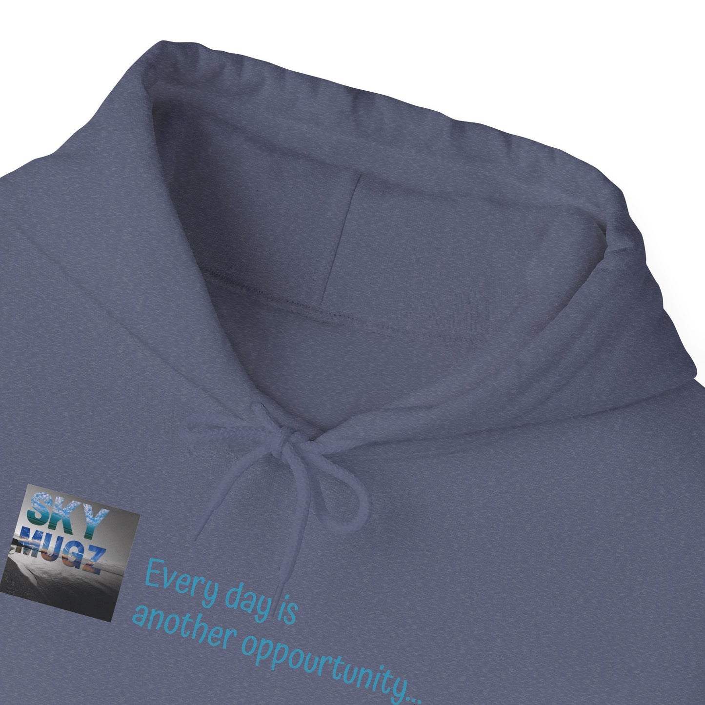Painterly Sunset Over Water Graphic Hoodie