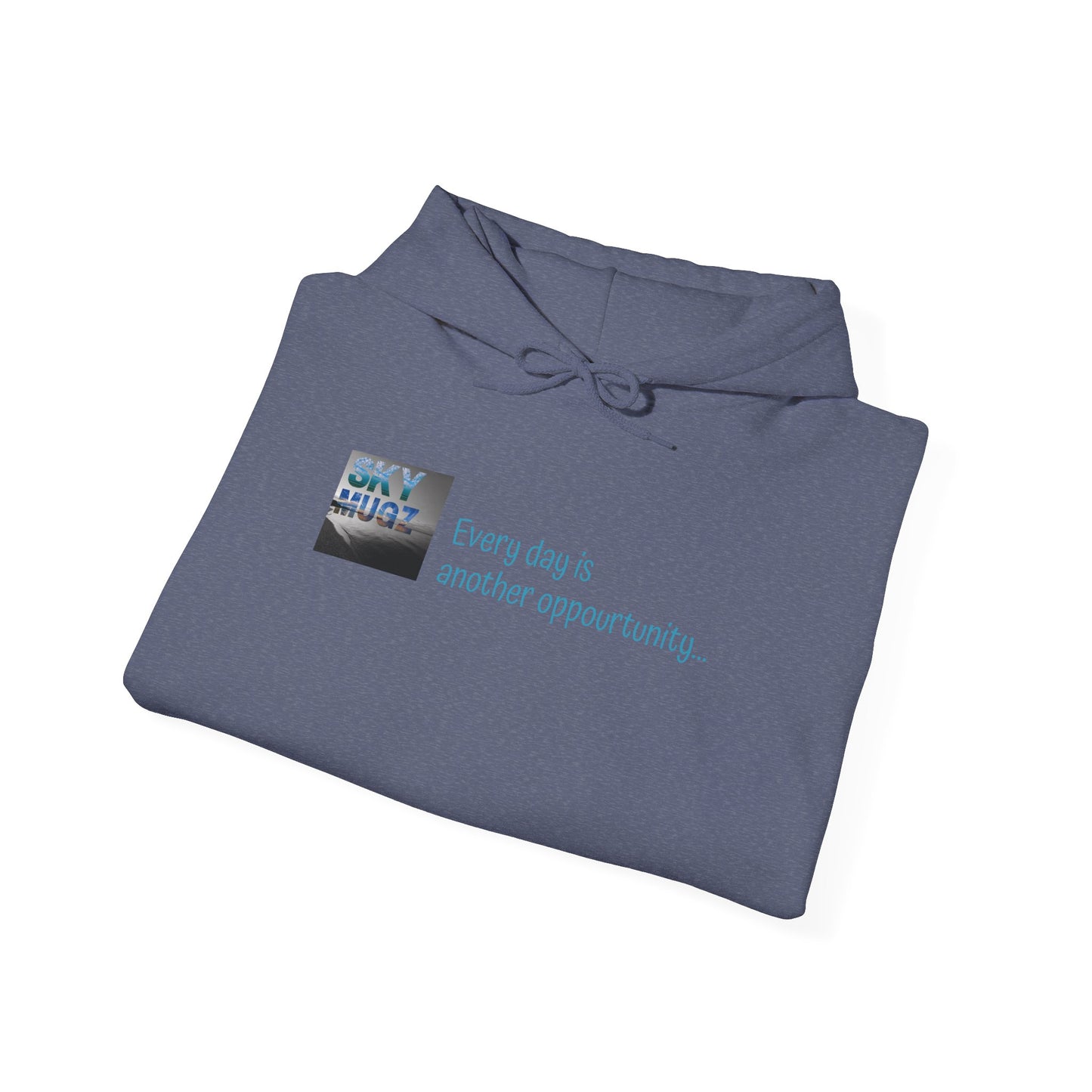 Sunset Cross Hoodie – 'Every day is another opportunity' Inspirational Graphic Hoodie