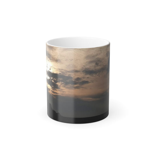 Peaking Over The Clouds, Color Changing Mug